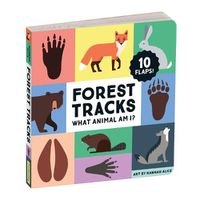 Cover image for Forest Tracks: What Animal Am I? Lift-the-Flap Board Book