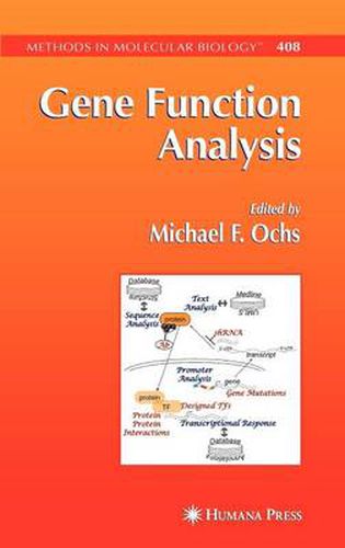 Cover image for Gene Function Analysis