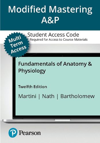 Cover image for Mastering A&P with Pearson eText (up to 24 months) Access Code for Fundamentals of Anatomy and Physiology