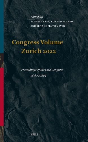 Cover image for Congress Volume Zurich 2022