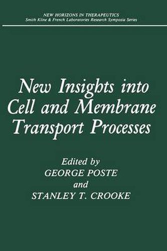 Cover image for New Insights into Cell and Membrane Transport Processes