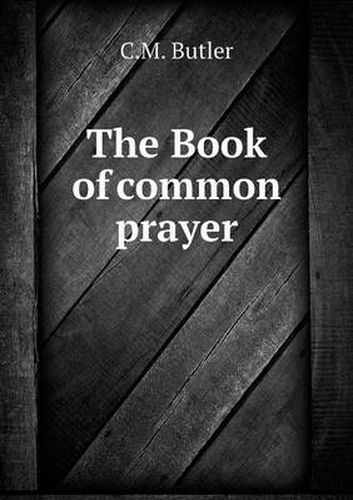 Cover image for The Book of common prayer