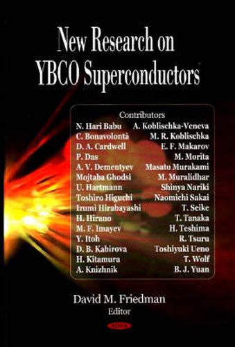 Cover image for New Research on YBCO Superconductors