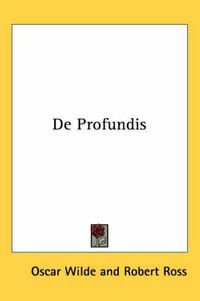 Cover image for De Profundis