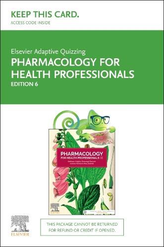 Cover image for Pharmacology for Health Prof 6e Eaq