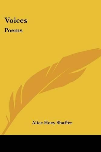 Cover image for Voices: Poems