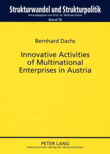 Cover image for Innovative Activities of Multinational Enterprises in Austria