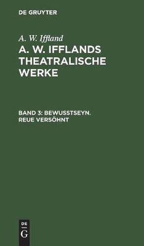 Cover image for Bewusstseyn. Reue Versoehnt