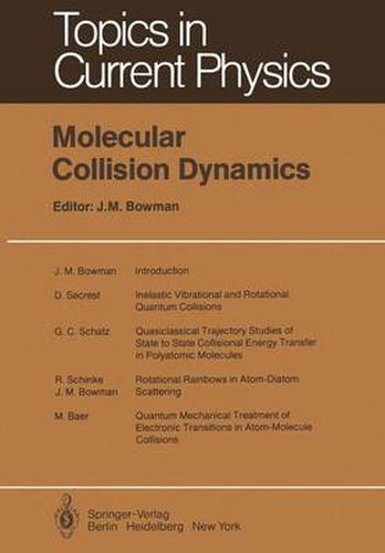 Cover image for Molecular Collision Dynamics