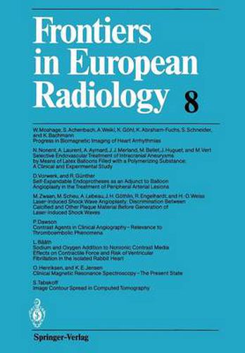 Cover image for Frontiers in European Radiology