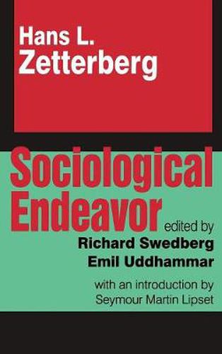 Cover image for Sociological Endeavor