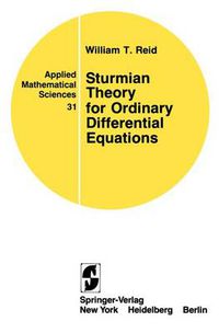 Cover image for Sturmian Theory for Ordinary Differential Equations