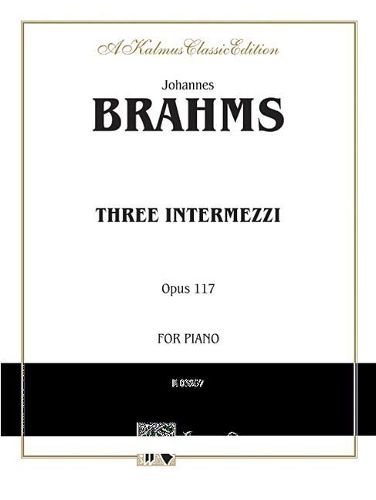 Cover image for Three Intermezzi, Op. 117