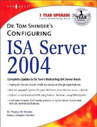 Cover image for Dr. Tom Shinder's Configuring ISA Server 2004