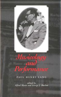 Cover image for Musicology and Performance