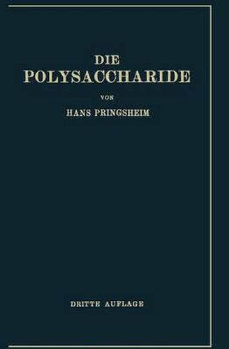 Cover image for Die Polysaccharide