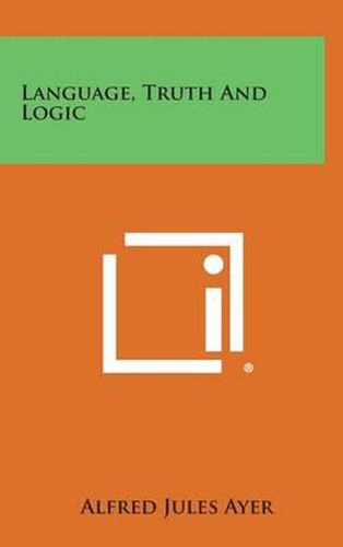 Cover image for Language, Truth and Logic