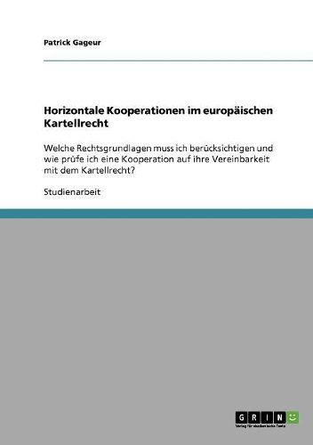 Cover image for Horizontale Kooperationen Im Europaischen Kartellrecht