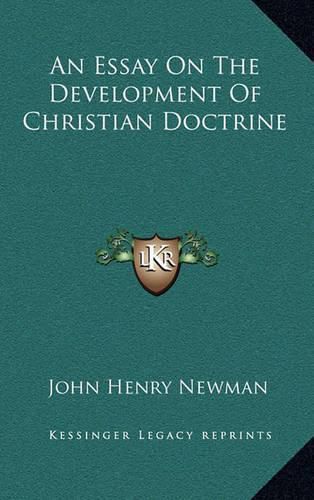 Cover image for An Essay on the Development of Christian Doctrine