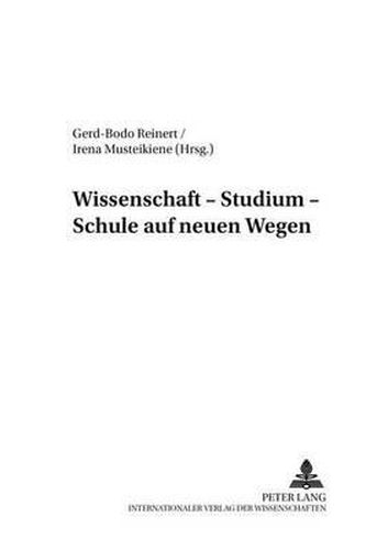 Cover image for Wissenschaft - Studium - Schule auf neuen Wegen