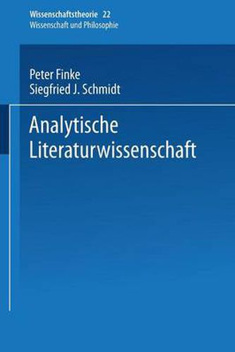 Cover image for Analytische Literaturwissenschaft