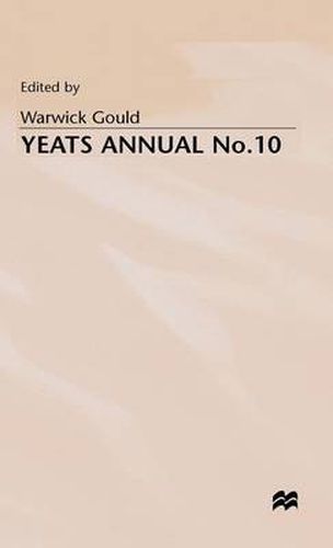 Cover image for Yeats Annual No. 10