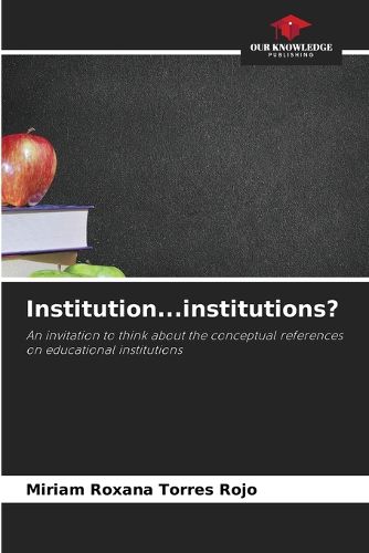 Cover image for Institution...institutions?