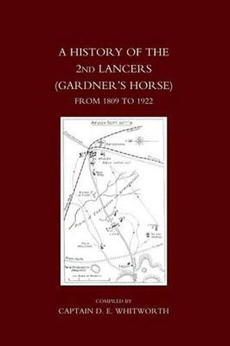 Cover image for History of the 2nd Lancers (Gardner's Horse) from 1809-1922
