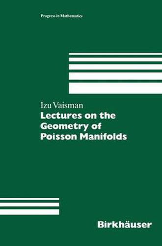 Cover image for Lectures on the Geometry of Poisson Manifolds