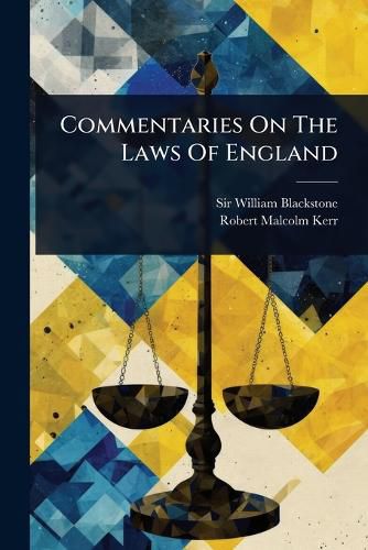Cover image for Commentaries On The Laws Of England