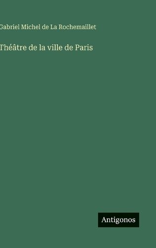 Cover image for Theatre de la ville de Paris