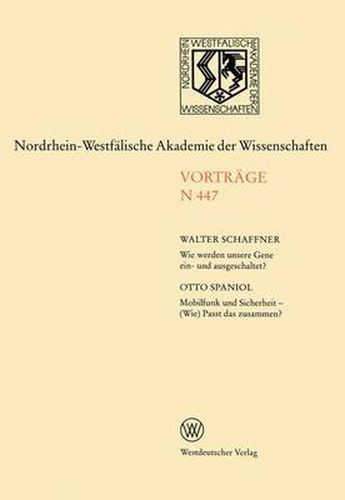 Cover image for Nordrhein-Westfalische Akademie Der Wissenschaften