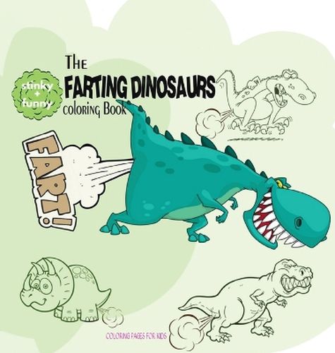 Cover image for Farting Dinosaurs Coloring Book