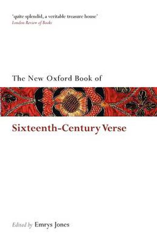 Cover image for The New Oxford Book of Sixteenth-Century Verse