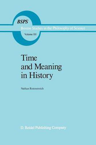 Cover image for Time and Meaning in History