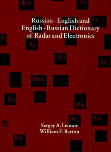 Cover image for Russian-English and English-Russian Dictionary of Radar and Electronics