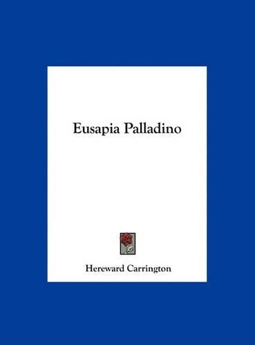 Cover image for Eusapia Palladino