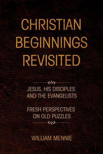 Cover image for Christian Beginnings Revisited