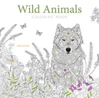 Cover image for Wild Animals Coloring Book