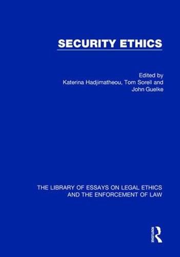 Cover image for Security Ethics