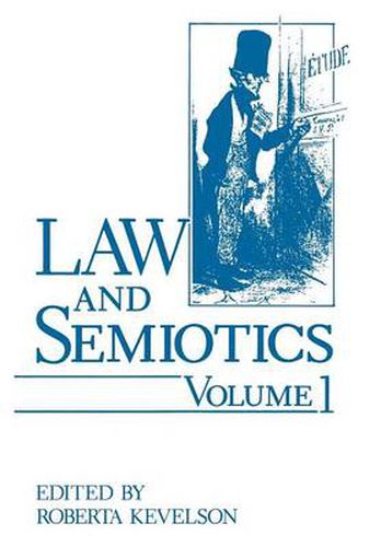 Cover image for Law and Semiotics: Volume 1