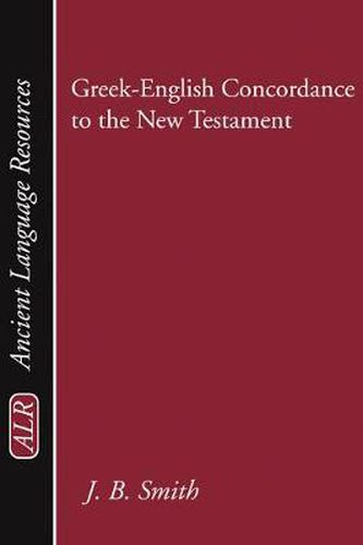 Cover image for Greek-English Concordance to the New Testament