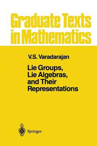 Cover image for Lie Groups, Lie Algebras, and Their Representations