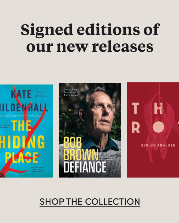 Signed copies of amazing new releases, available online and in Readings shops now!