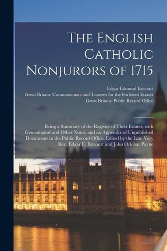 The English Catholic Nonjurors of 1715