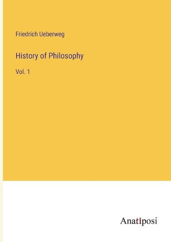 Cover image for History of Philosophy