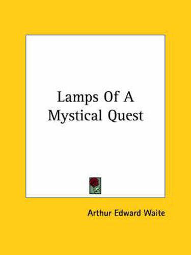 Cover image for Lamps of a Mystical Quest