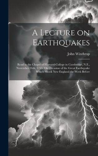 Cover image for A Lecture on Earthquakes
