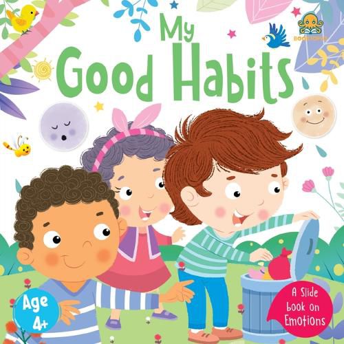 Cover image for Booktopus Slide and Learn Board Book - My Good Habits Emotional Learning Book - Interactive Books for Kids 4+ Years - Social Skills Dev