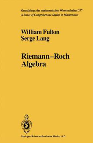 Cover image for Riemann-Roch Algebra